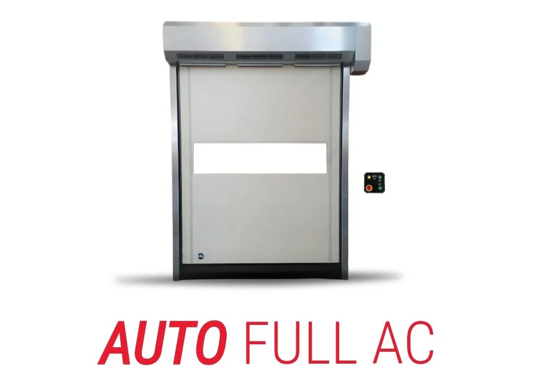 Schnelllauf-Rollltor mit eingebautem Luftschleier GIESSE AUTO FULL AC